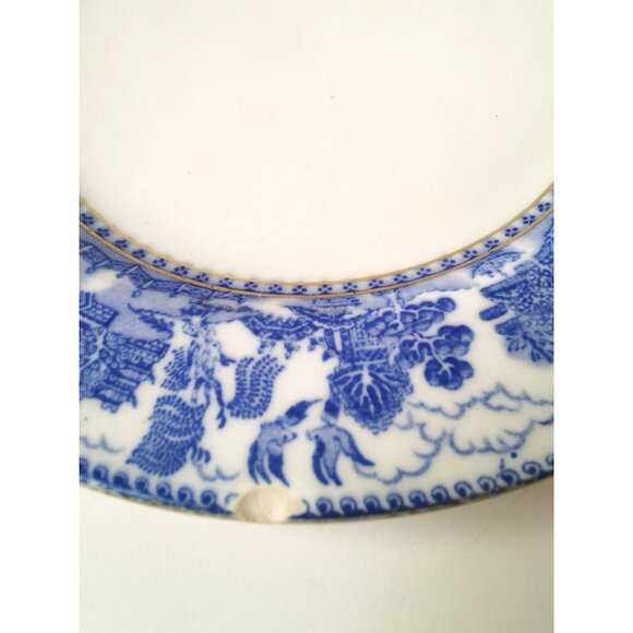 Collector Plates Four- Two Japanese, Two English Vintage - Picture 10 of 16